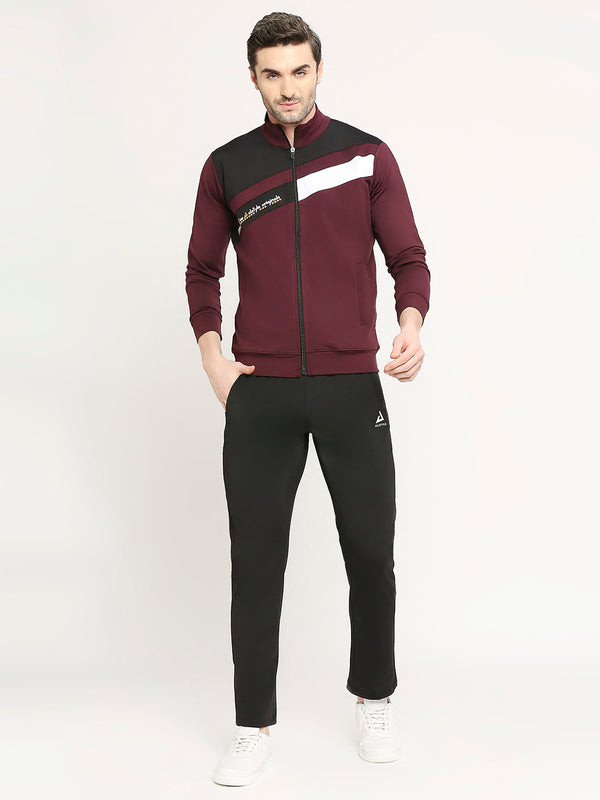Men's Tracksuit in Sophisticated Maroon