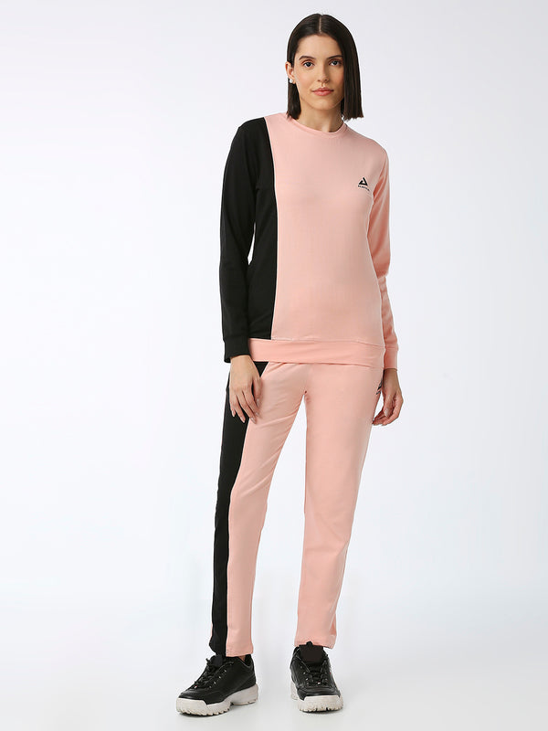 Women's Cozy and Stylish Peach Tracksuit