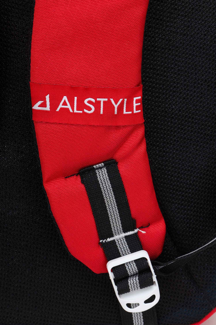 Red laptop bag with padded straps (unisex)