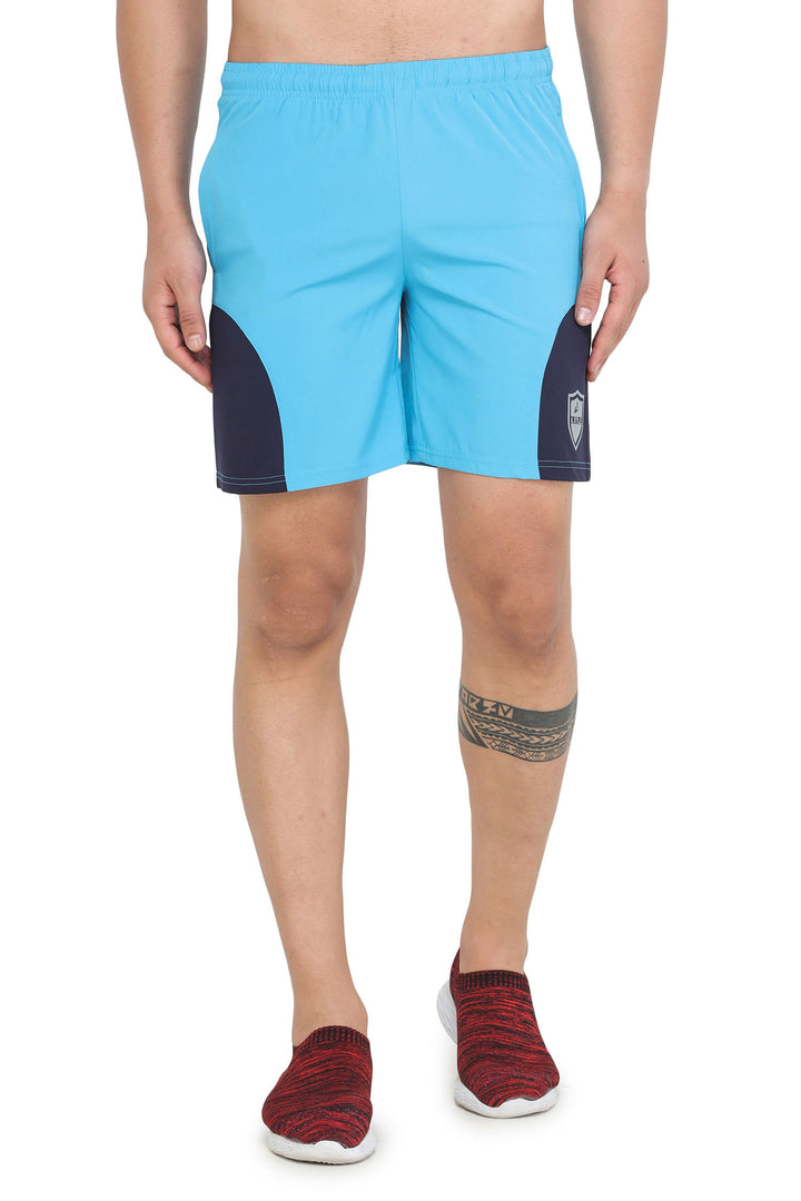 Alstyle Teal Blue Regular Shorts For Men