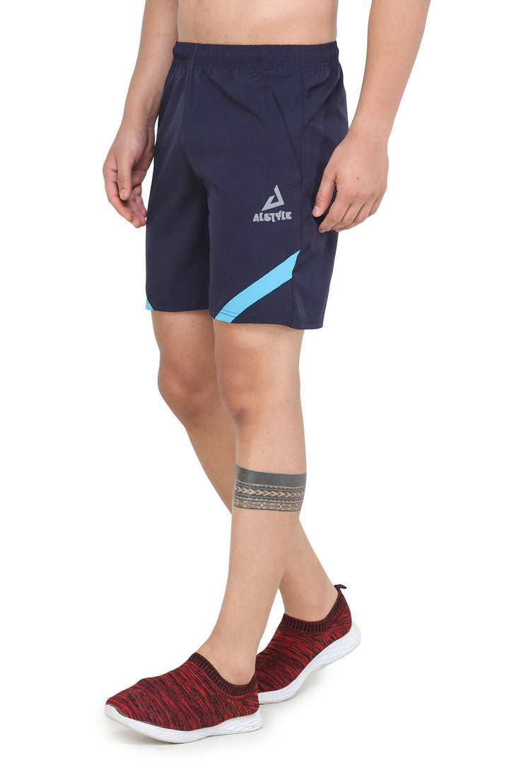 Alstyle Navy Blue Active Shorts