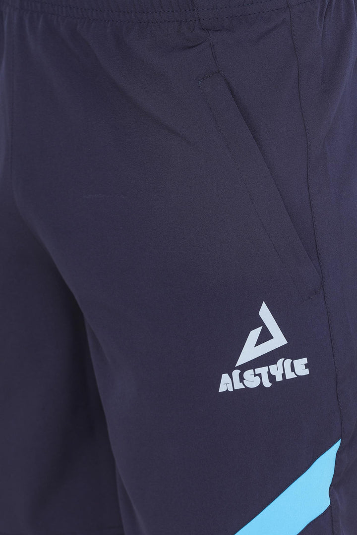 Alstyle Navy Blue Active Shorts