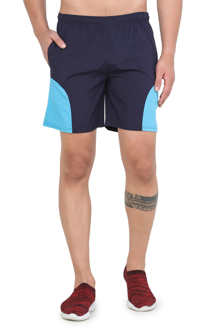 Alstyle Navy Regular Fit Shorts For Men