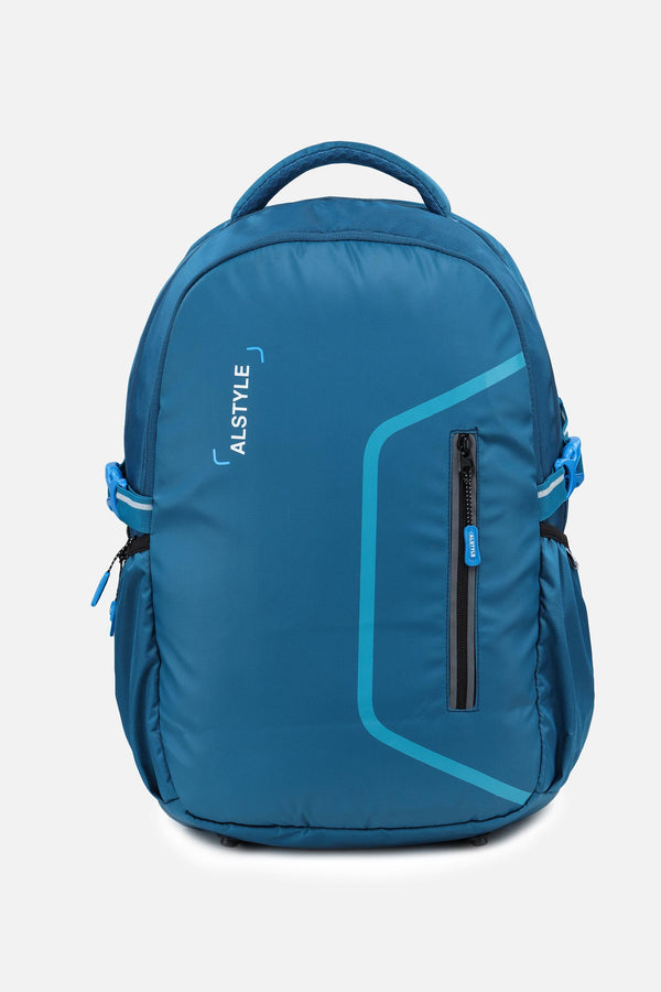 Premium teal Blue laptop bag with padded straps