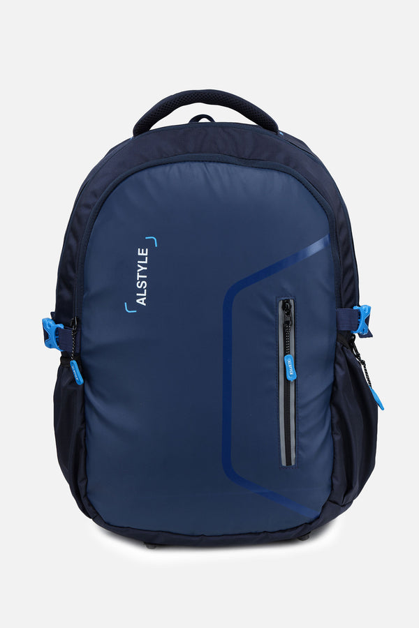 Premium navy laptop bag with padded straps