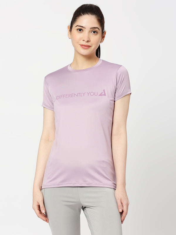 Royal Purple hue Workout T-Shirt for Women