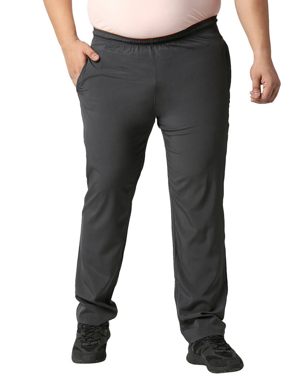Slim Fit Jogging Track Pants for Men in Dark Grey
