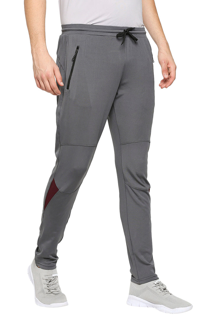 Grey Solid Rapid Dry Technology Track Pants