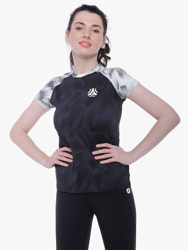 Black Ultra Comfy Women's Dri-Fit T-Shirt From Alstyle