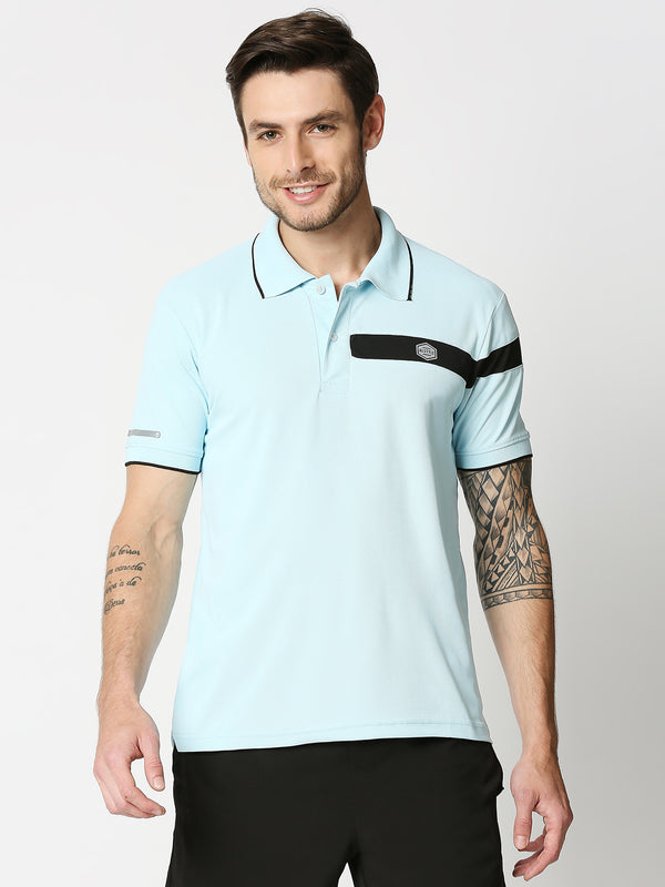 Alstyle Dry Fit Polo Sky Blue Color T-Shirt