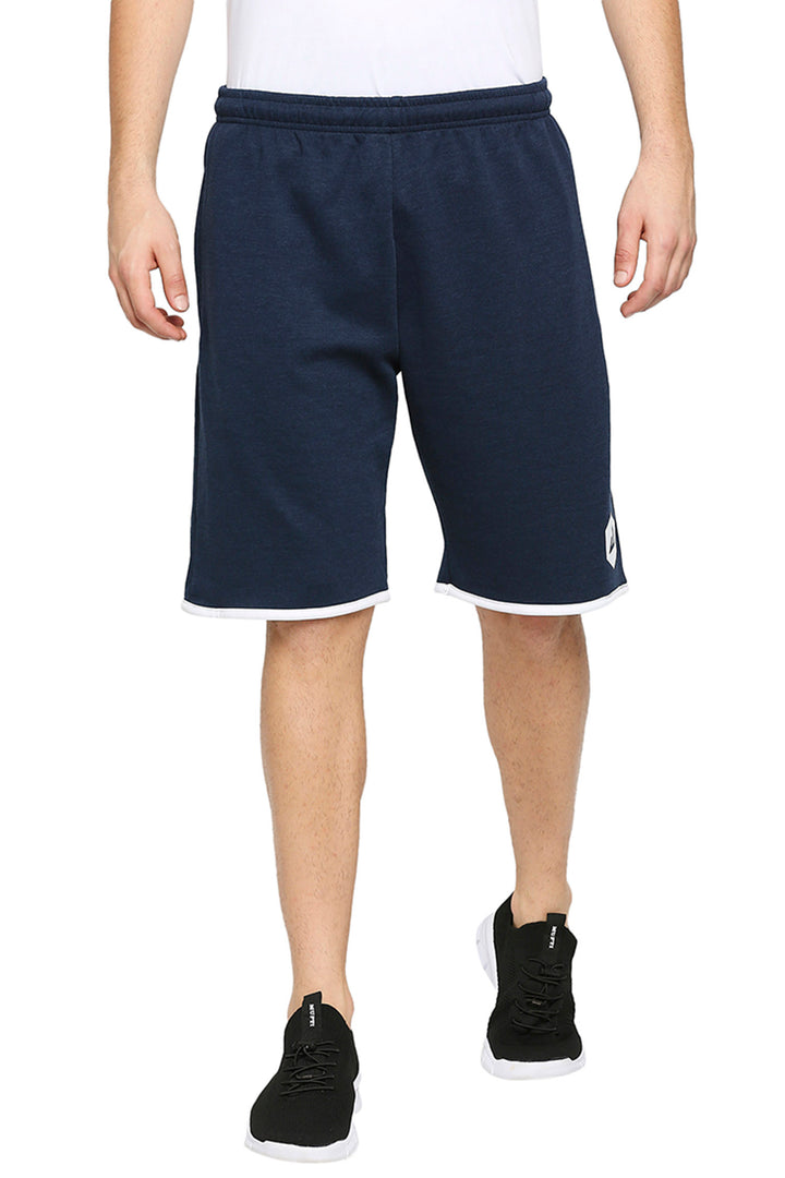 Men’s Blue Cotton Shorts By Alstyle