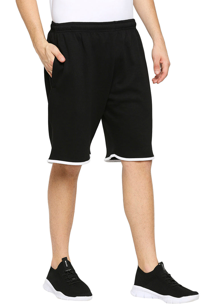 Men’s Regular Black Comfort Fit Shorts