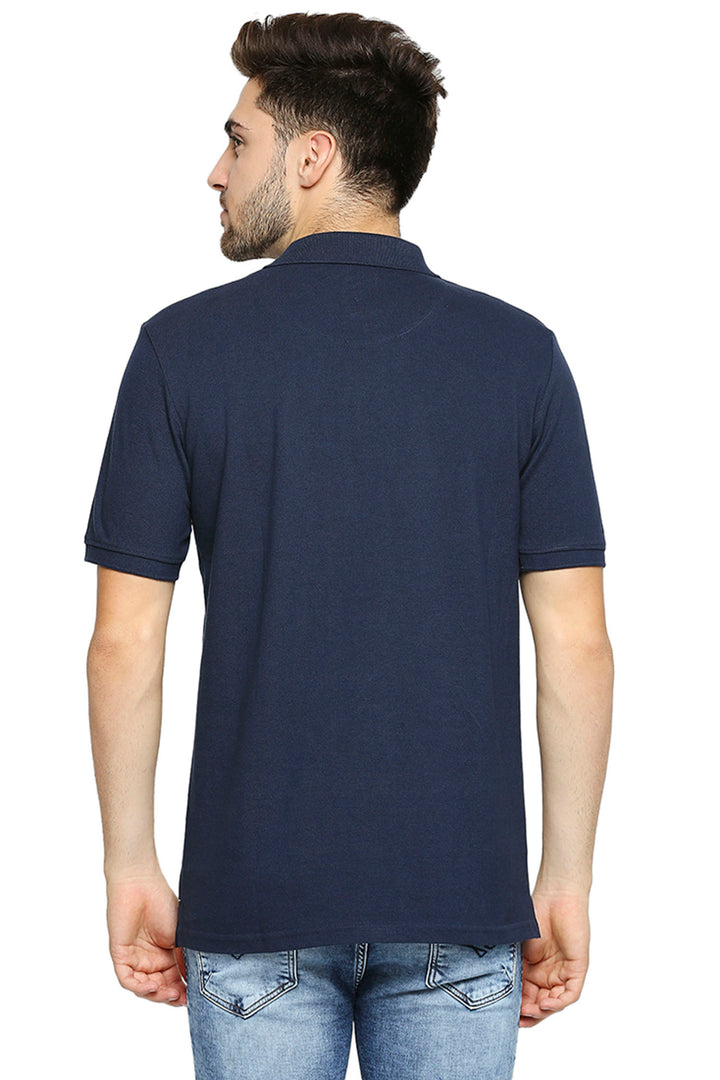 Men’s Navy Polo T-shirt By Alstyle